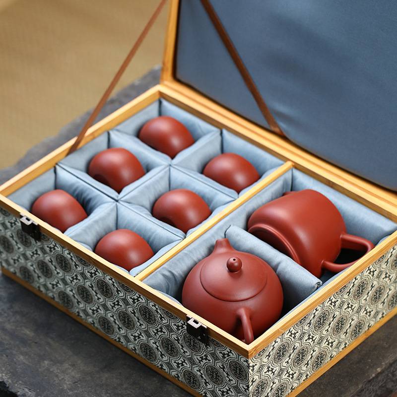 BỘ ẤM CHÉN CHU SA